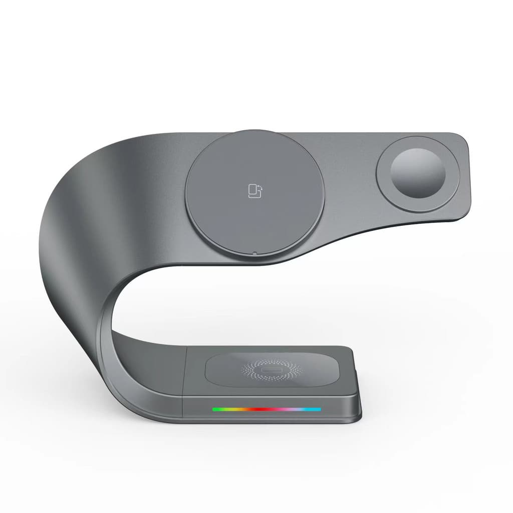 Carregador magnético sem fio suporte para celular celular carga rápida sem fio quatro em @