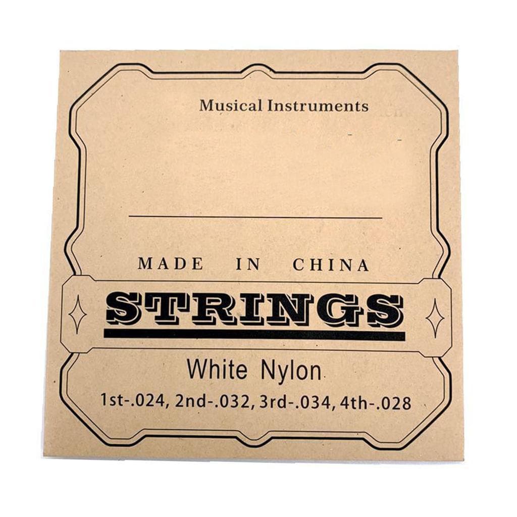 Cordas de ukulele transparentes e bonitas, 4 unidades, substituição de nylon profissional para 23 polegadas 26 polegadas
