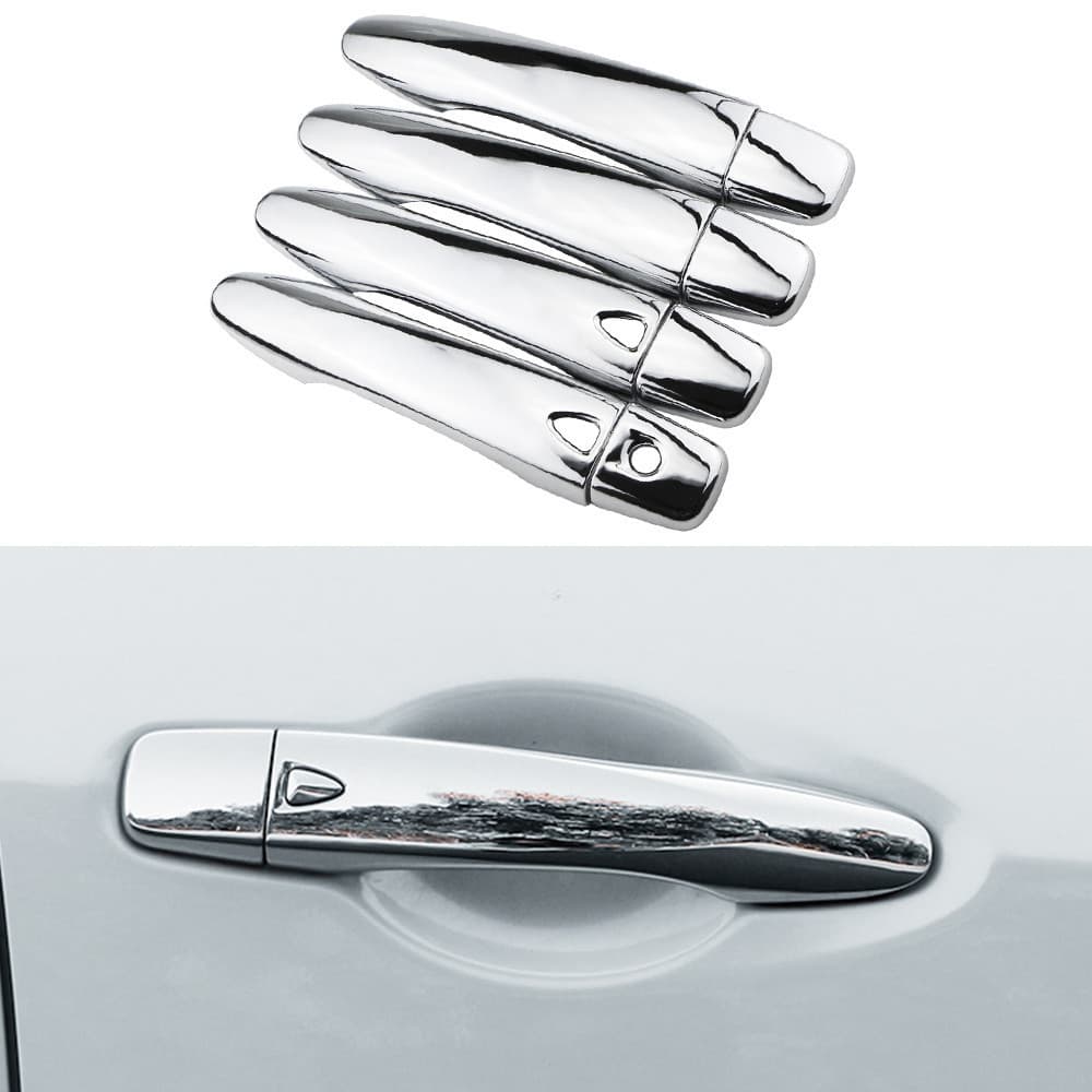 Para Nissan Kicks 2016-2022 2023 2024 2025, Capa de Acabamento para Maçaneta de Porta, 8 Peças, Acessórios de Estilo Ade