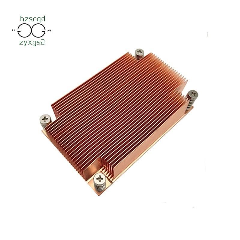 1U Servidor CPU Cooler LGA2011 Dissipador De Calor De Câmara De Vapor De Cobre Puro Para Ventilador Silencioso ITX Fino