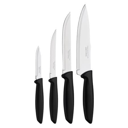 Kit 2 Facas ABC Inox | Faca Multiuso + Faca Descascadora para Cozinha