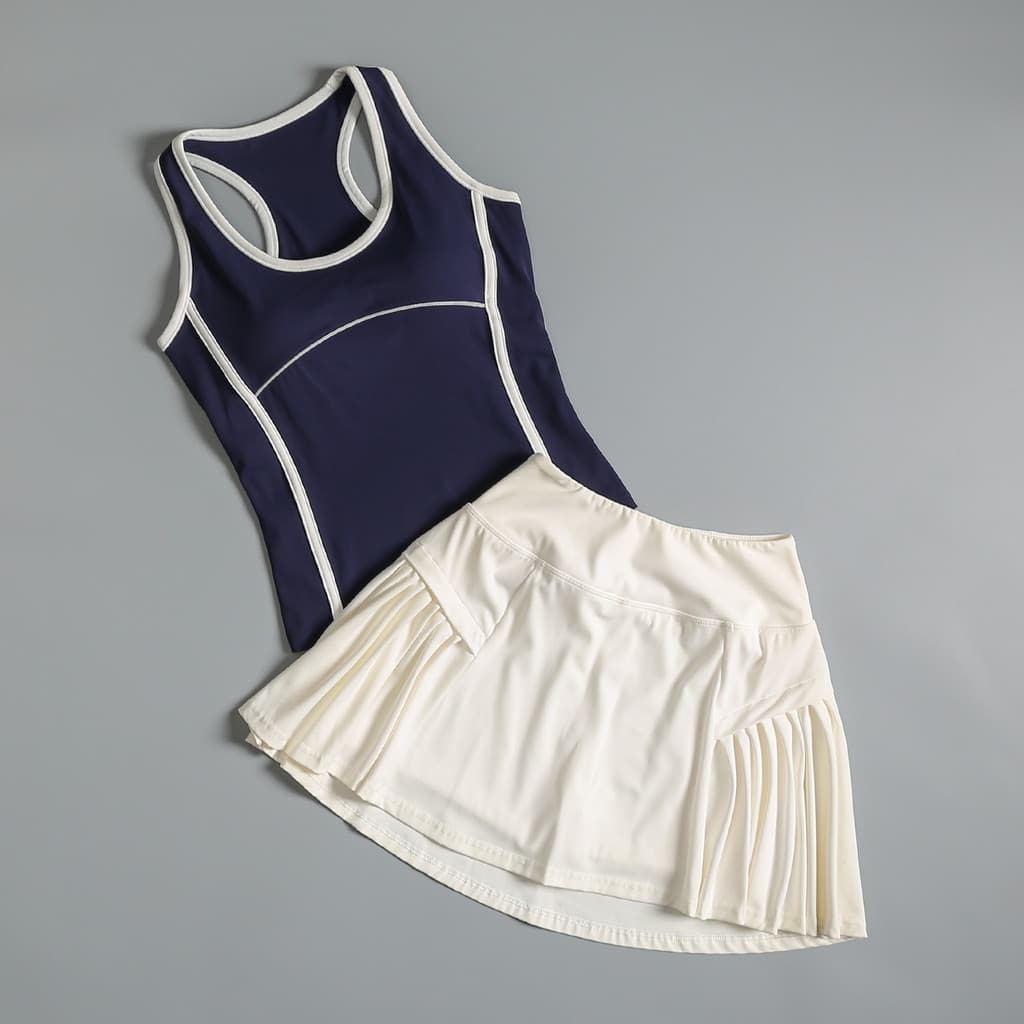 Terno esportivo de alto valor feminino verão fino-ajuste mais magro olhar roupas de Yoga Badminton tênis correndo Fitnes