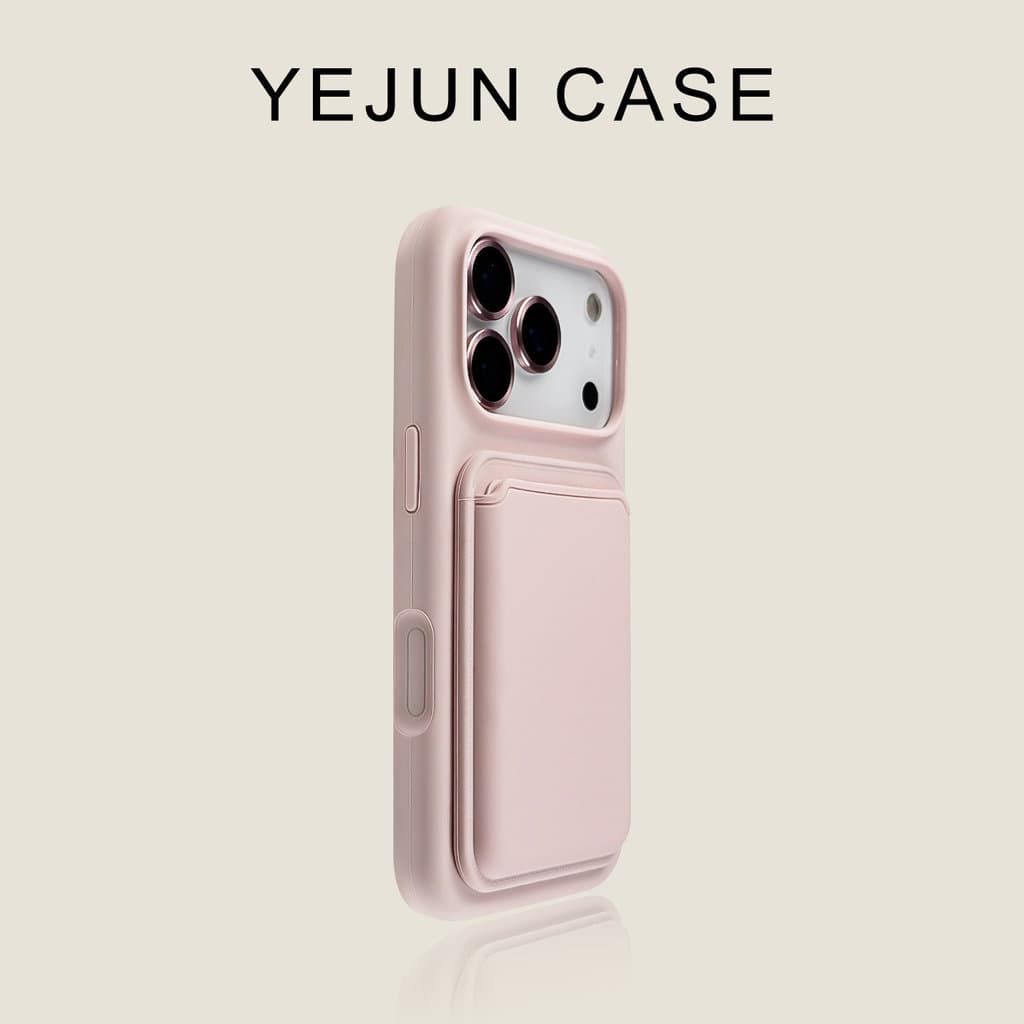 Capa De silicone Líquido Com Suporte De Cartão Magnético , Adequada Para iPhone 17ProMax 16 15 14 13 12 11 Telefone , Ab