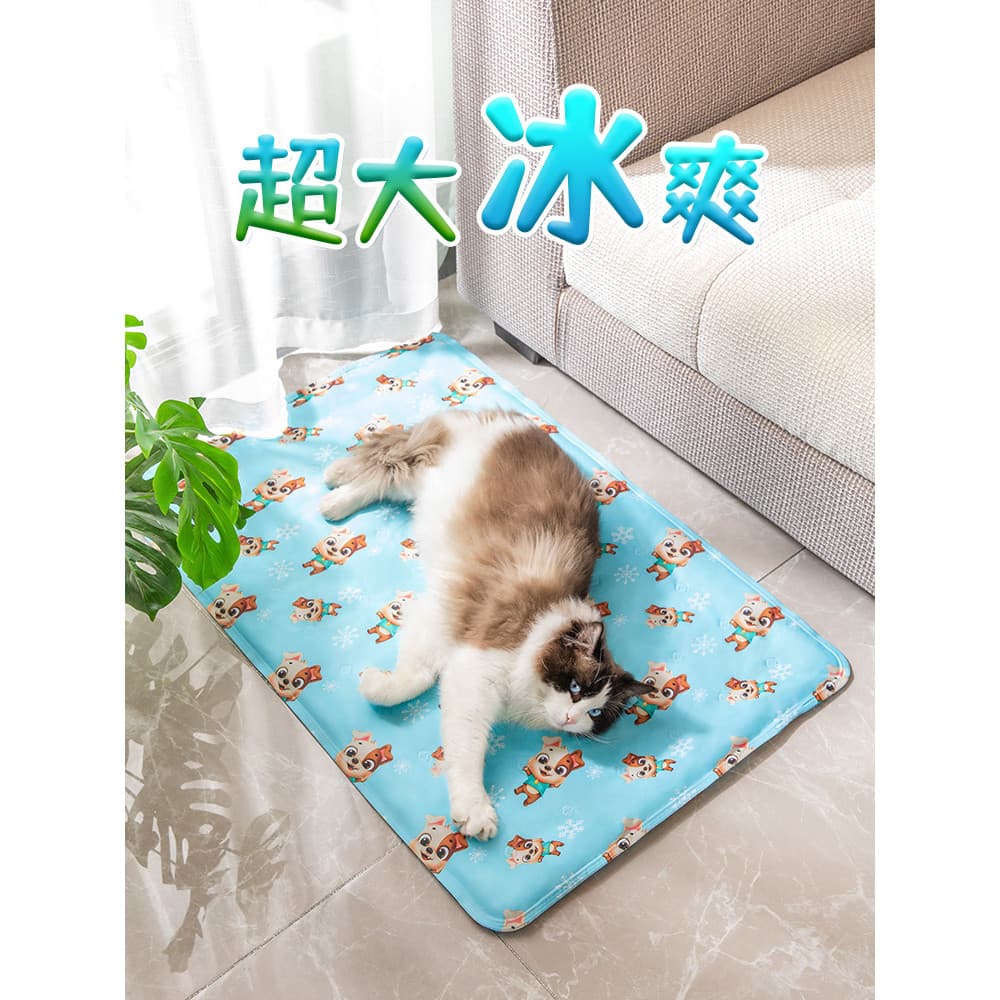 Almofada de gelo para animais de estimação, resfriamento, resfriamento, gato, cama de gelo, cachorro, verão, almofada de