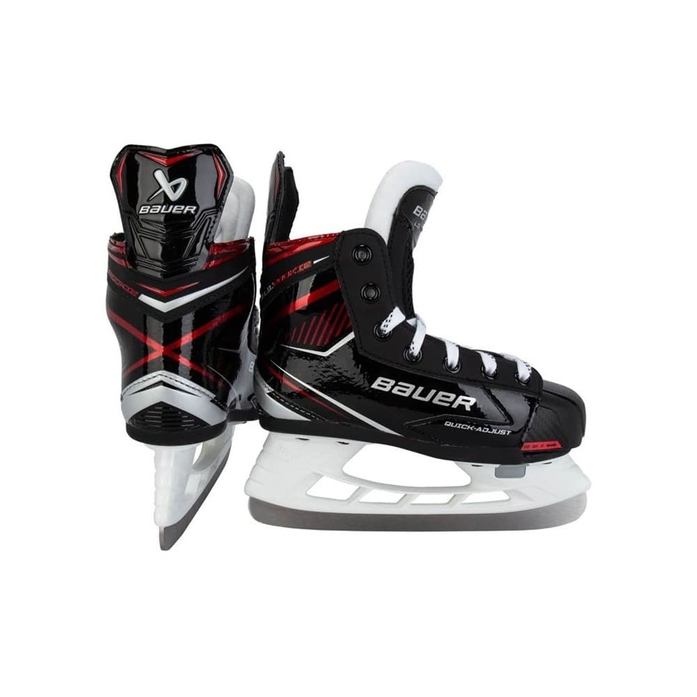 23 novo estilo bauer LIL ''ROOKIE crianças ajustáveis sapatos de hóquei no gelo bauer patinação primária sapatos de skat