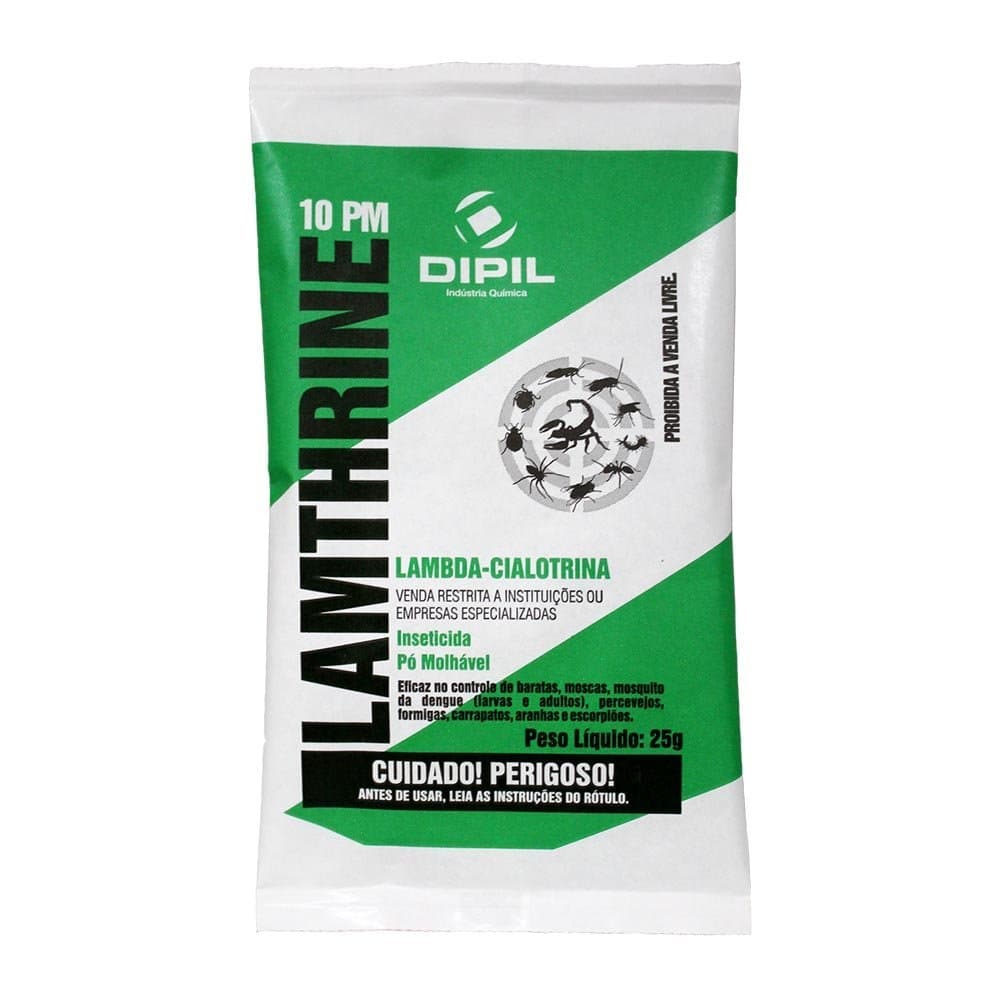 Lambda Mix 10 PM Inseticida em Pó Molhável 25g - Dipil
