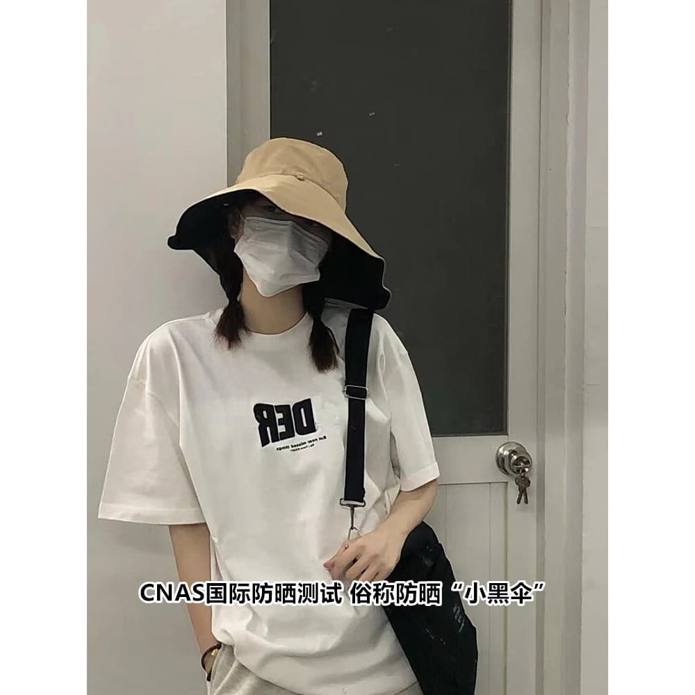 Japão japão uv dupla Face protetor solar chapéu feminino verão Anti-ultravioleta chapéu de sol estilo japonês capa rosto