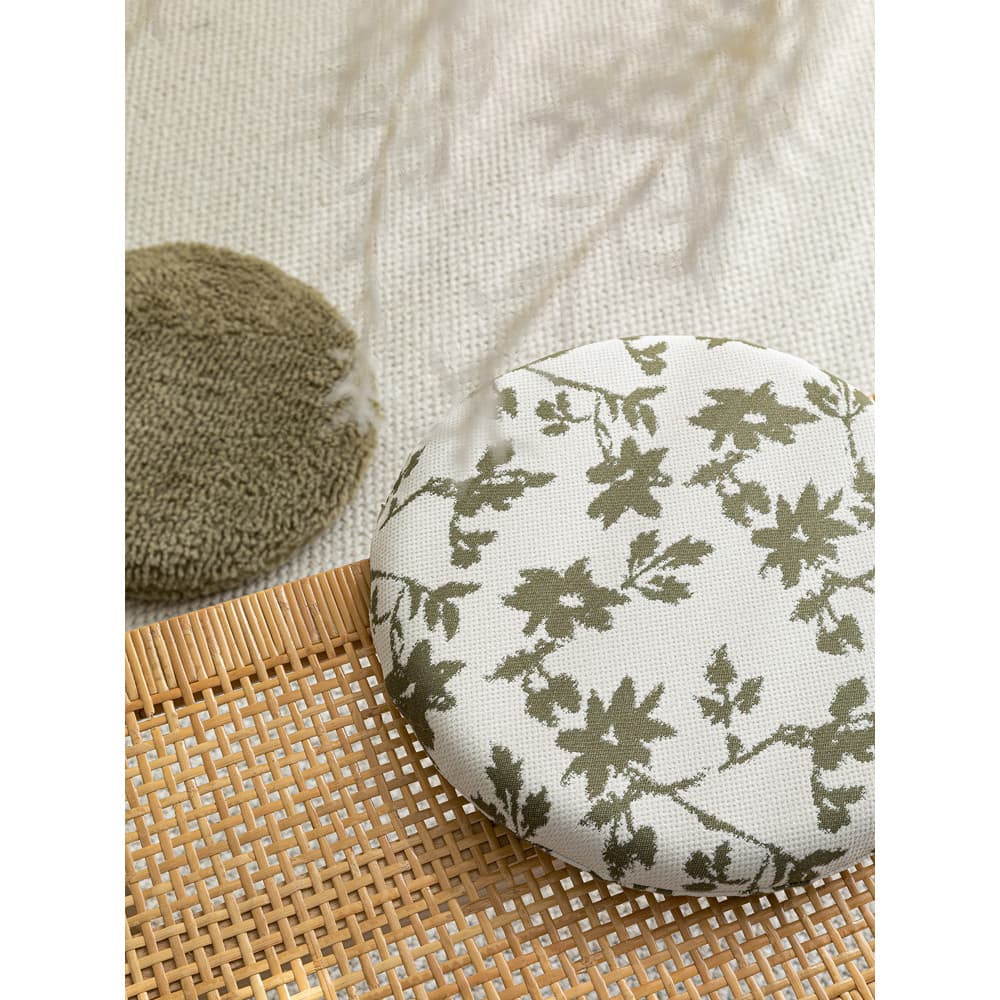 Almofada estilo creme francês almofada de cadeira redonda almofada de peido almofada de cadeira de jantar recuperação le