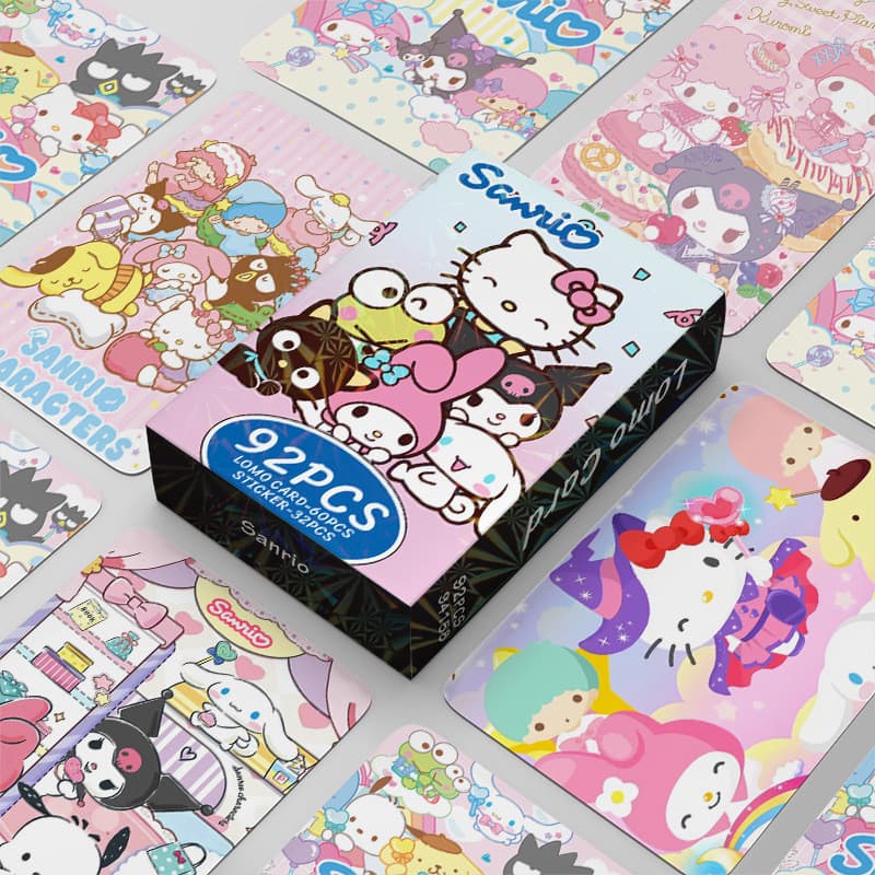 KPOP 92 peças/caixa Cartões Fotográficos Sanrio Coleção LOMO UDJO