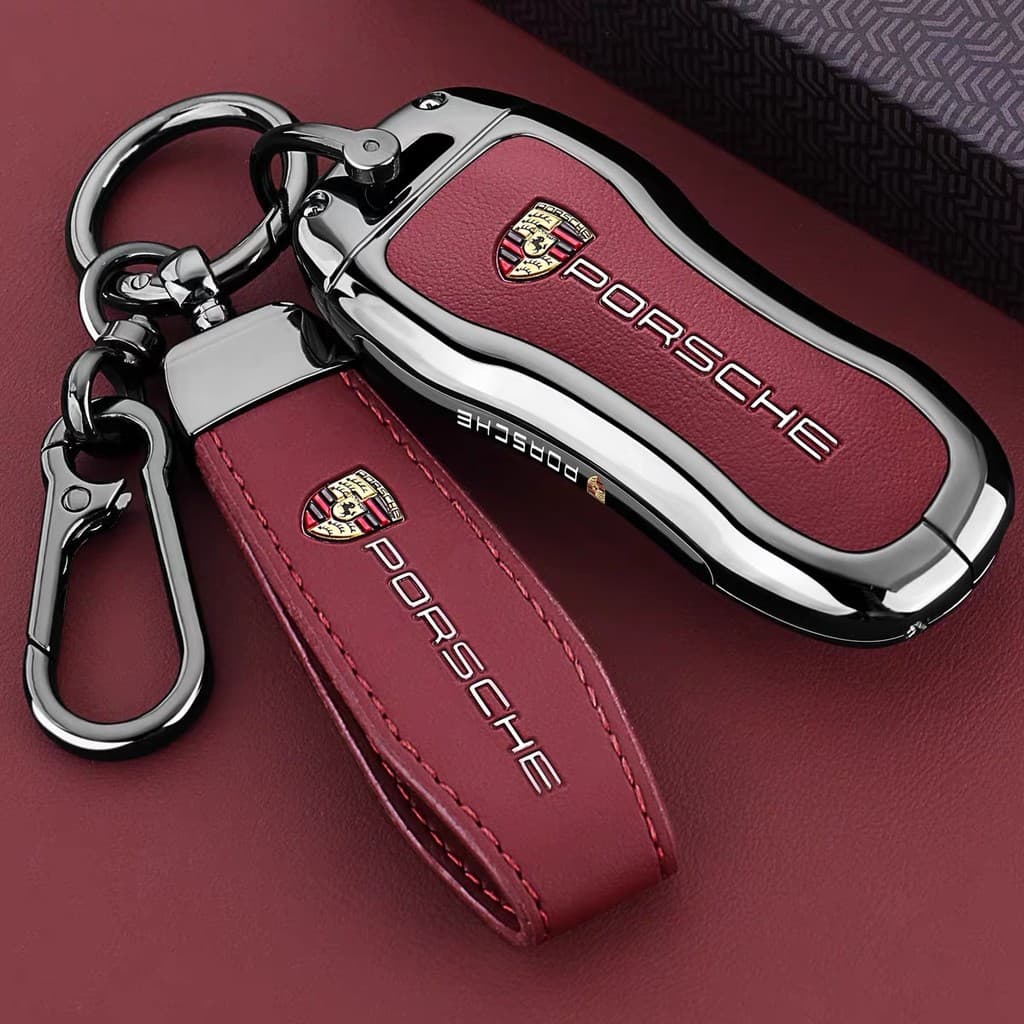 Adequado para capa de chave de Porsche Cayenne, Taycan, Panamera, Macan, 911 para homens.