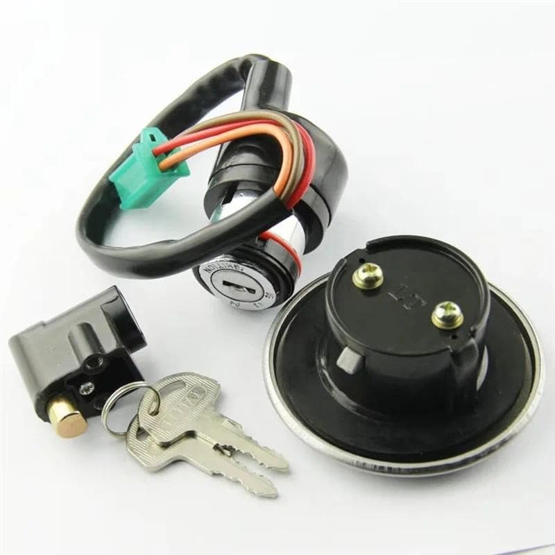 A28G-Interruptor De Ignição Da Motocicleta Tampa Gás Combustível Kit Chave Bloqueio Para Suzuki GN125 GN 125 1982-2001