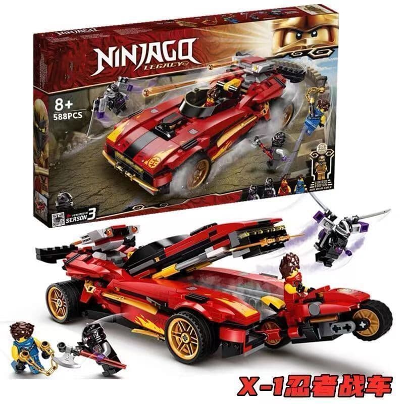 588 pçs compatível Lego Phantom Chariot bloco de construção montado à mão carro esportivo montado brinquedos presente do