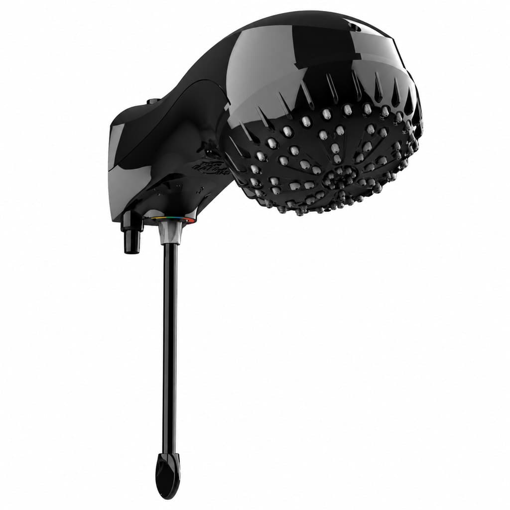 Chuveiro Elétrico Ducha Top Banho 110v Preto 5000w Elegante