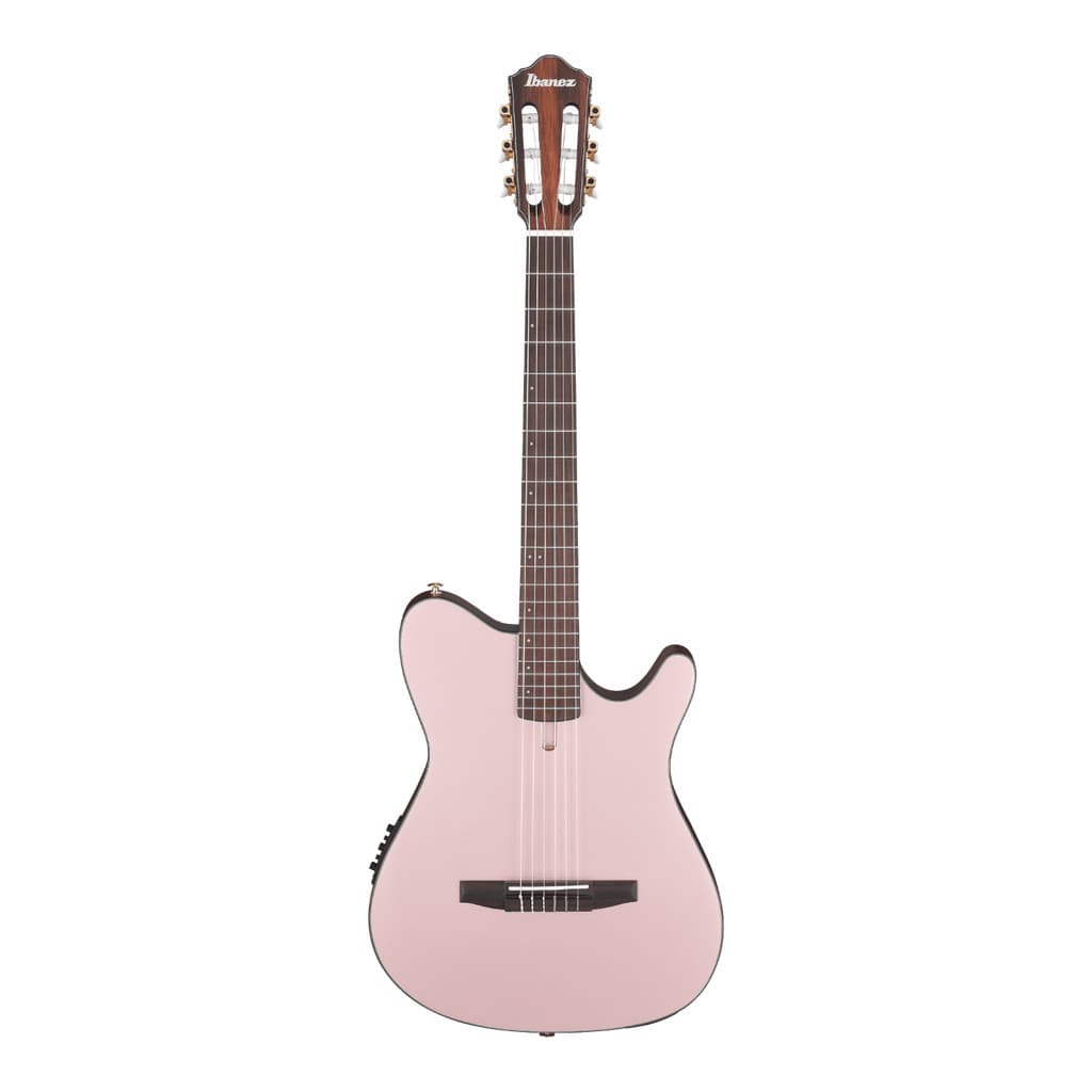 Violão Ibanez FRH10N-RGF Eletro-Acústico Nylon Thinline Rose Gold Metallic Flat