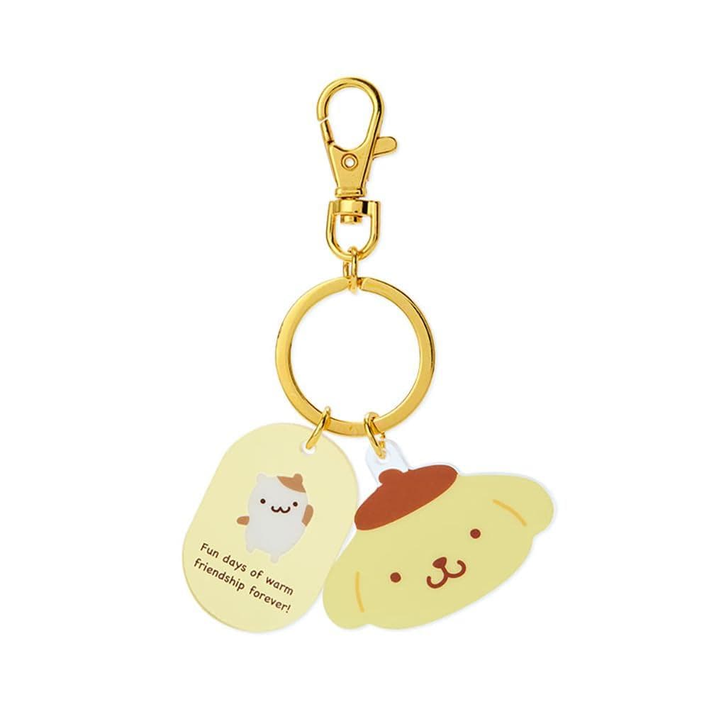 【IMPORTANTE: ENTREGA 20+ DIAS】Chaveiro Sanrio Pompompurin em formato de rosto 908380