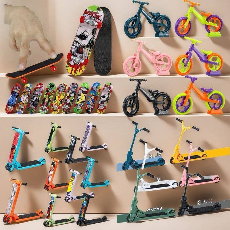 Mini criativo dedo prancha de surf dedo skate brinquedo adulto segunda geração polegar prancha de ar suspensão de dedo