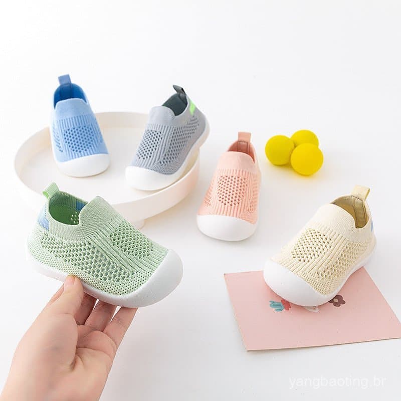 0-3 Anos de idade Sapatos para crianças de idade, Sandálias de Verão, Baby Boy Soft-Soled Breathable Baby Shoes