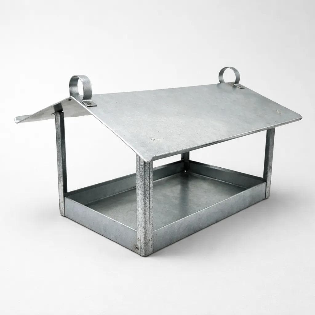 Comedouro Para Aves Pet Júnior Passaros Livres Pequeno N/a Prateado