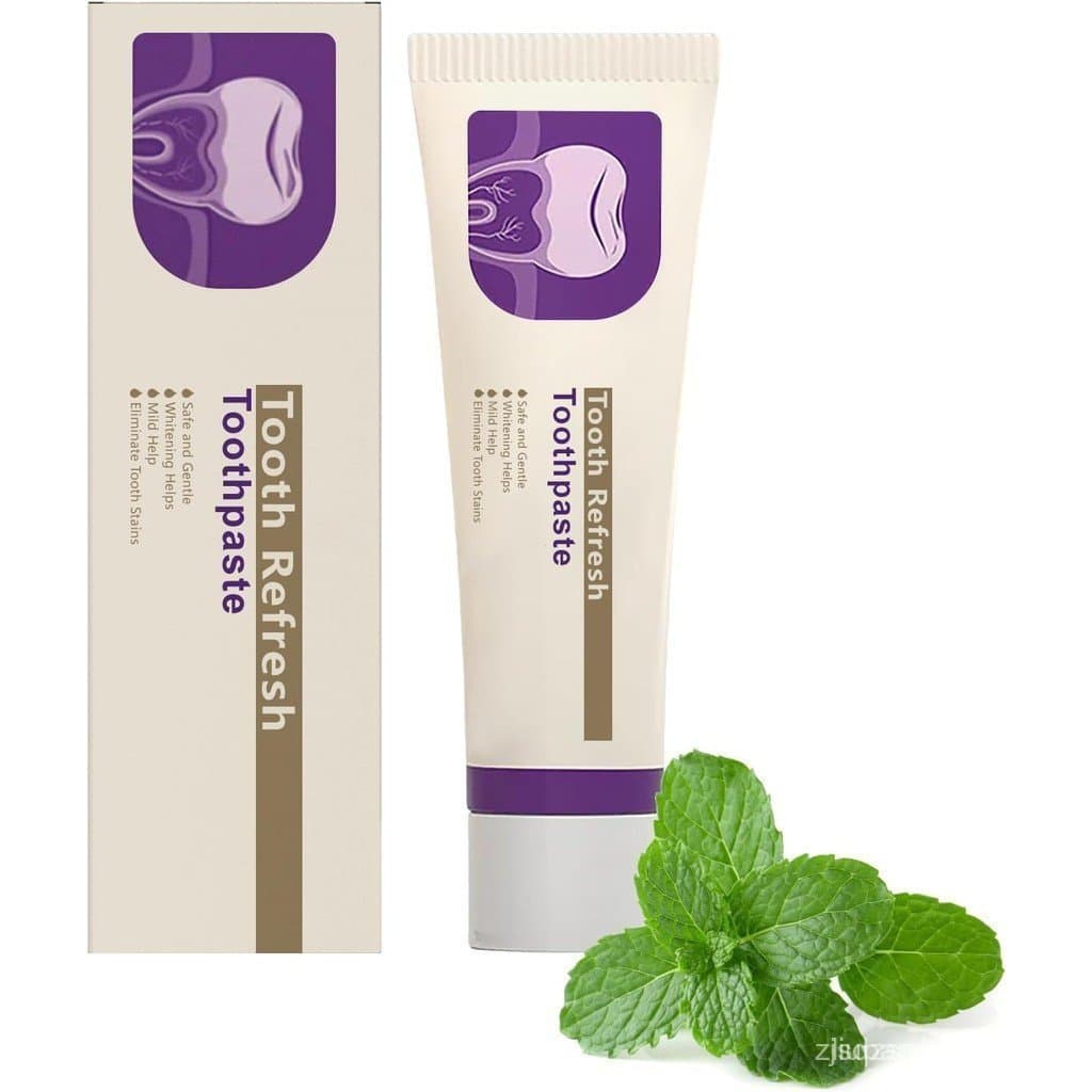 Pasta de dente natural, contendo hidroxiapatita, protege o esmalte dos dentes e fortalece os dentes 5WGE