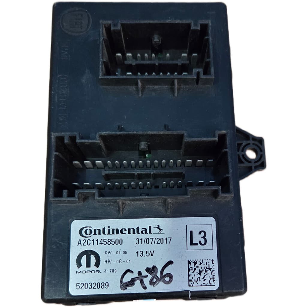 Modulo de Conforto Fiat Argo Cronos 52032089