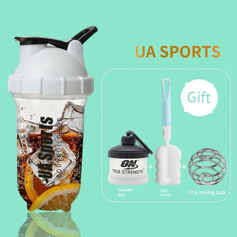 Fitness shaker copo tritan Material resistente a altas temperaturas proteína em pó cerveja Milkshake liquidificador copo