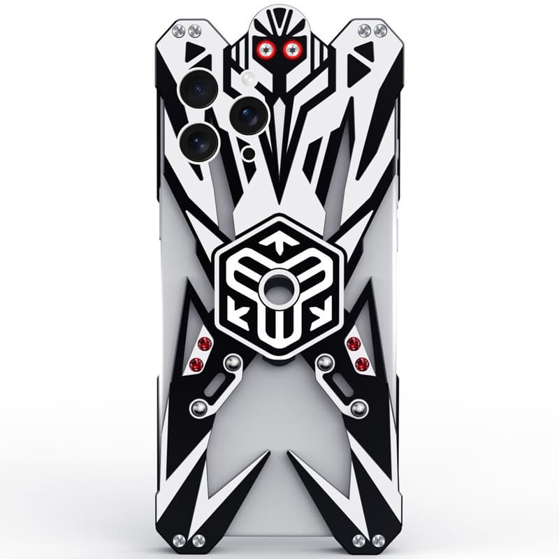 Zimon Luxo Thor Armadura Resistente Metal Alumínio Caso Do Telefone Móvel Para Iphone Ar 17e 16e 17 16 15 Pro Max Mais C