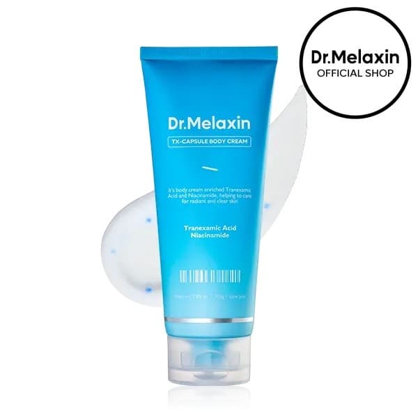 [Dr.Melaxin Oficial] Creme Corporal em Cápsulas TX – 99% Ácido Tranexâmico Puro e Cápsulas de Niacinamida para Manchas E