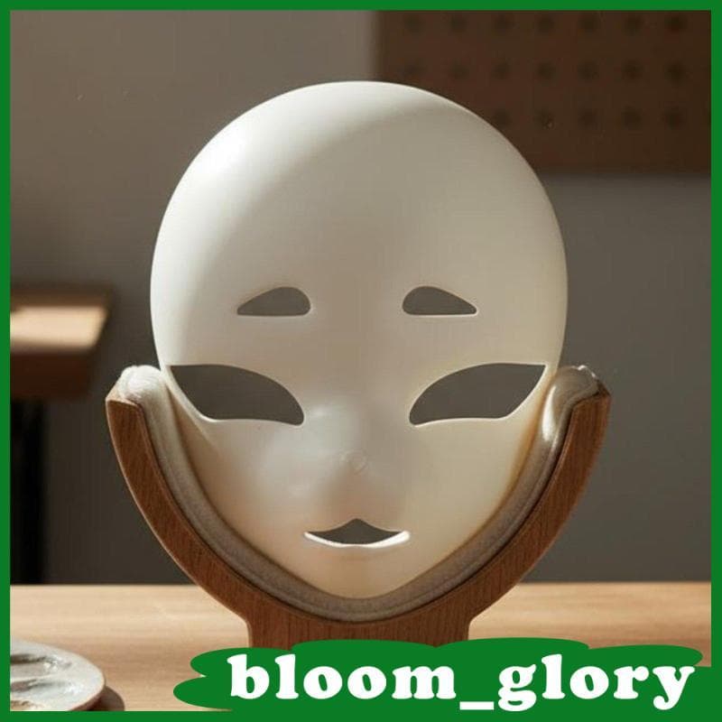 [Bloom_glory] Máscara Kigurumi Sem Pintura , Calor Moldável Em Branco , Cosplay , Acessório De Fantasia De Longa Duração