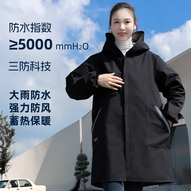Outono inverno quente velo-blusa de lã Anti-incrustante resistente à sujeira cozinha doméstica cozinhar trabalho exterio