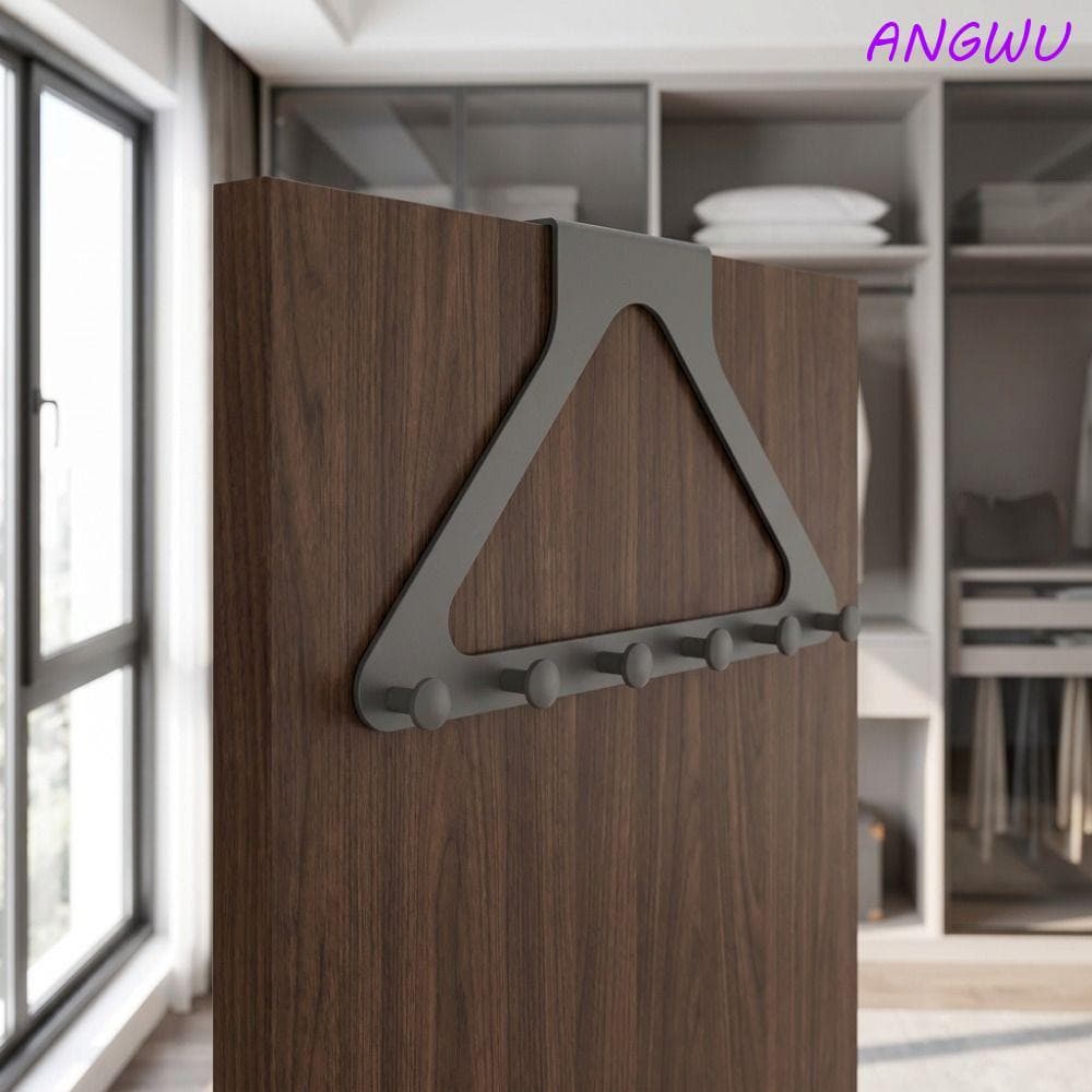 Ganchos De Cabide De Porta ANGWU , Roupas Sem Perfuração De Design Rastros , Triangular Montado Na Parede
