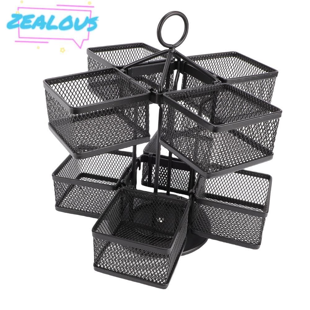 Suporte Para Saquinhos De Chá ZEALOUSSS , Capacidade De 96 , 8 Cestas Removíveis , Organizador De Metal