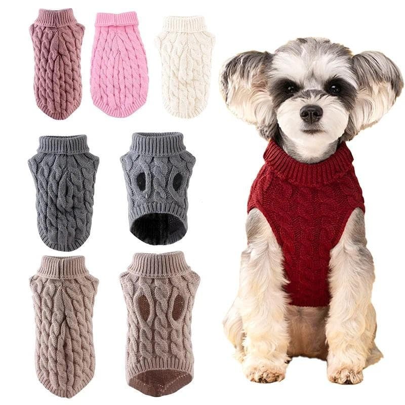 Roupas De Malha Para Cães Chihuahua Camisola Pequenos Inverno Esfinge Gato Cão York Quentes
