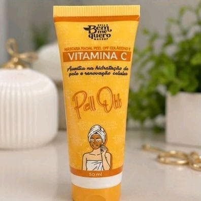 Máscara Facial Peel Off Colágeno Vitamina C Bella Bem Me Quero 50ml