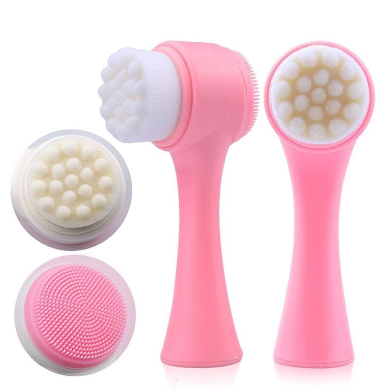 Escova Facial Manual Para Limpeza Profunda - Dupla Face - Vendemos Atacado E Varejo(cor Aleatoria)