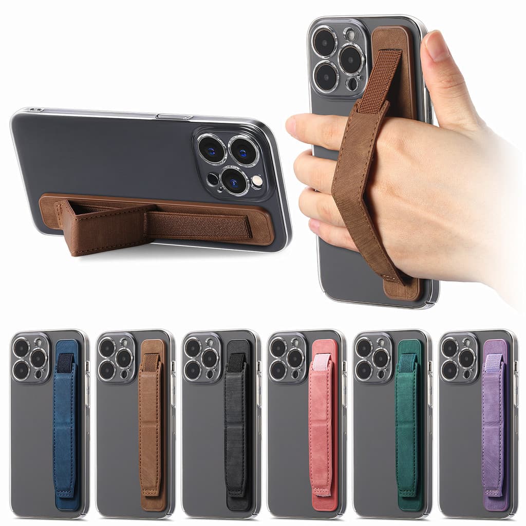 Adequado para suporte de celular, pulseira adesiva, suporte de mesa portátil retrátil elástico, suporte simples de cor s