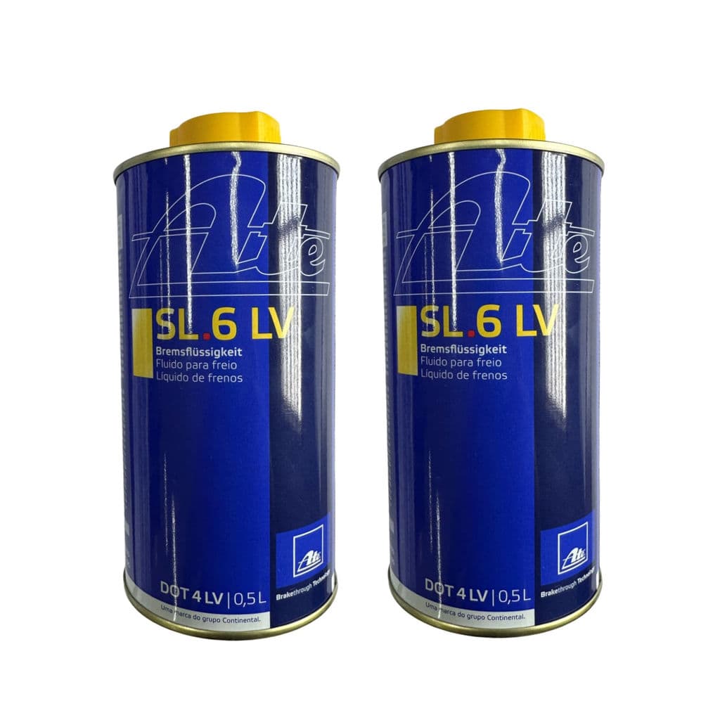 2x Fluido de Freio DOT4 LV Original marca ATE - Low Viscosity