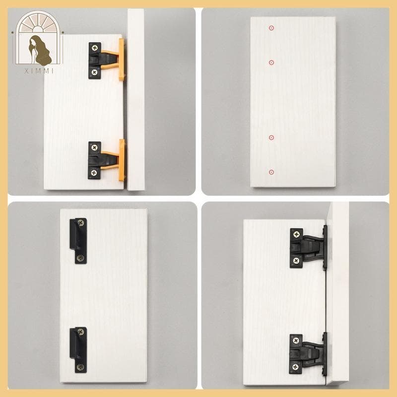 * XIMM * Conjunto Ferragens Para Montagem Acabamento Interno Instala Painel Trabalho Placa