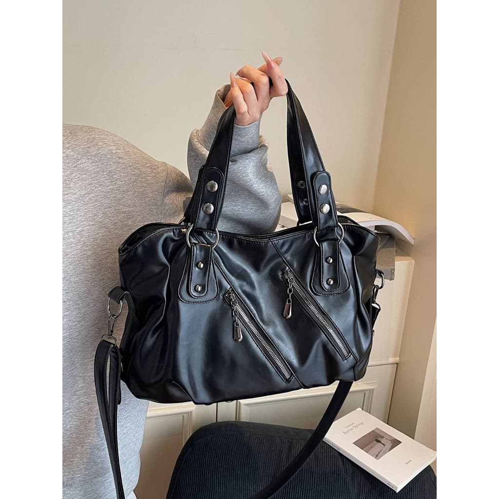 Nova bolsa de ombro de grande capacidade, estilo retrô, para viagens de negócios e uso casual, ideal para mulheres, bols
