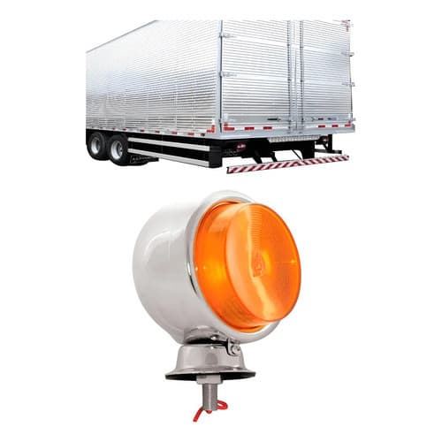 Lanterna Milha Foguinho Bojuda Carcaça Ferro Super Led Am Amarelo
