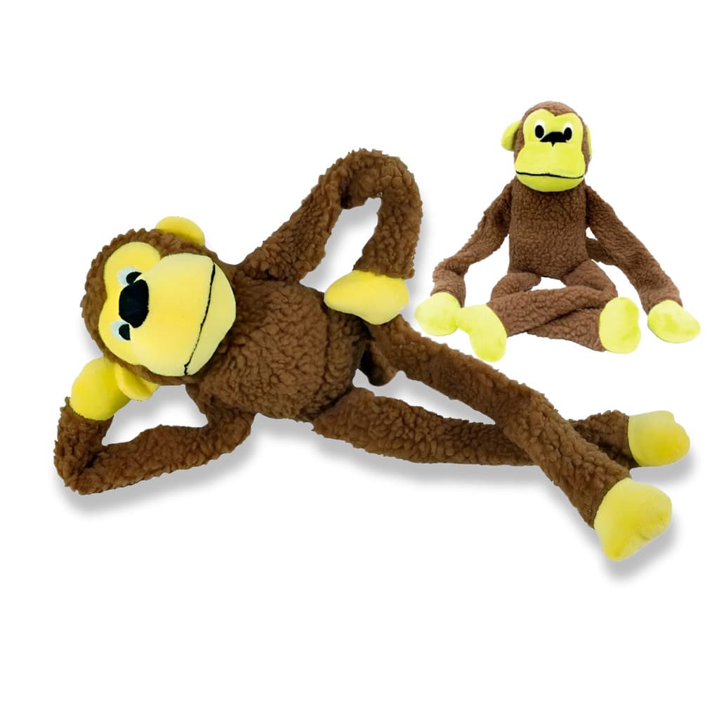 Brinquedo Macaco de Pelúcia Interativo Para Cães Resistentes