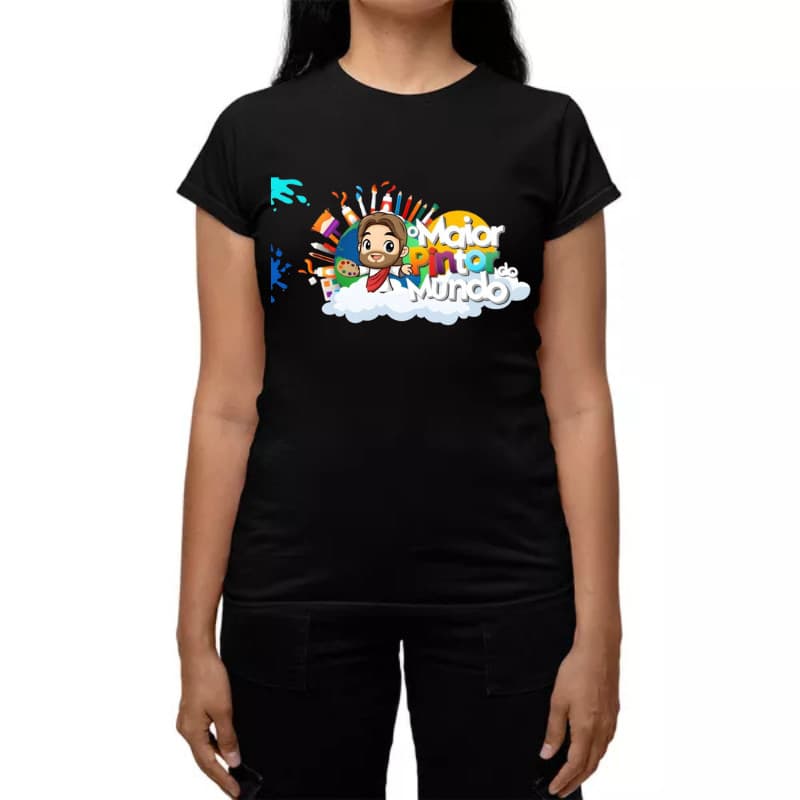 Blusa Camisa Feminina Desenhos maior pintor