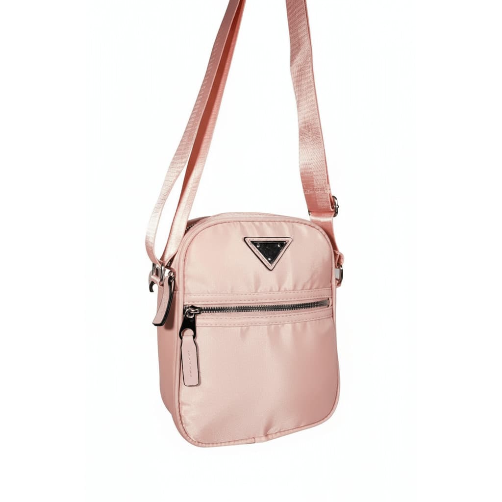 Bolsa Semax Rosa Nylon Tote Bag Para O Dia A Dia