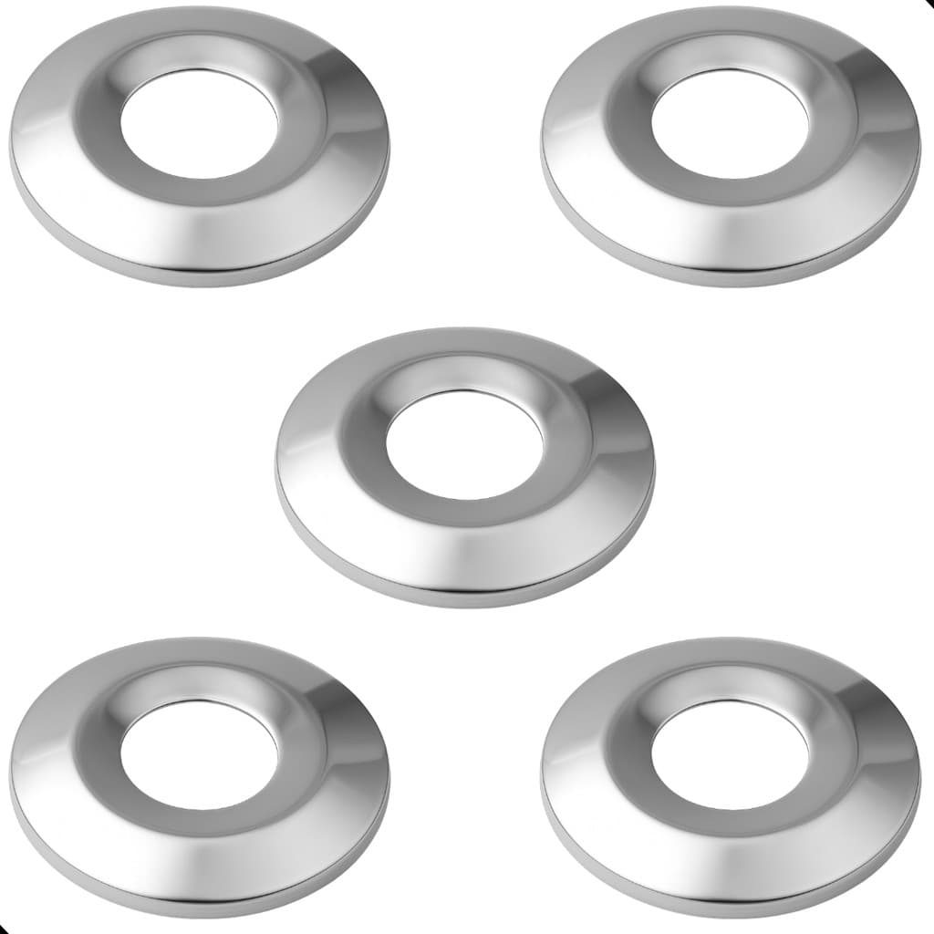 Kit 5 Canopla 100% Metal Para Torneira Acabamento De 1/2