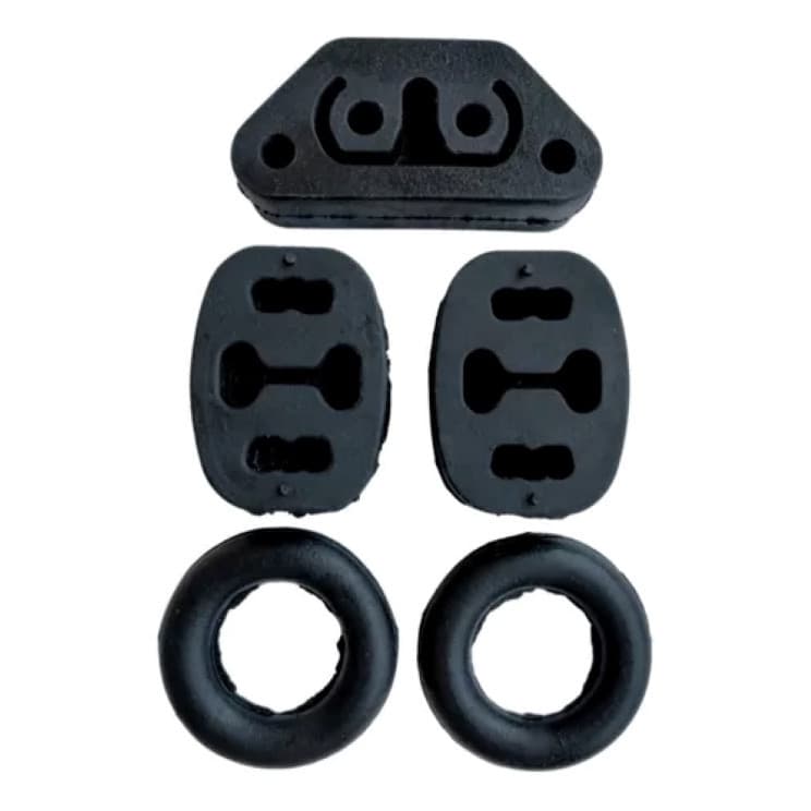 Borracha Coxim Escapamento Fiat Uno Kit 5 Unidades