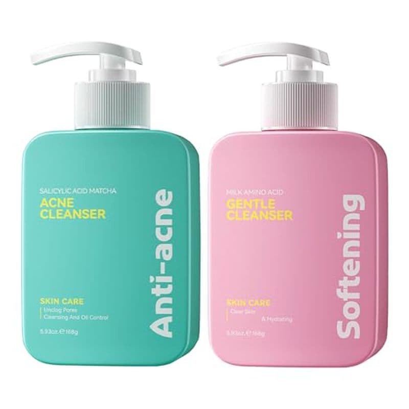 2 Unidades De Lavagem Facial Suave – Limpador De Limpeza Profunda Hidratante Diário Para Mulheres & amp ; Homens , Sabon