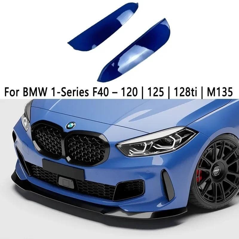 Para BMW Série 1 F40 120 | 125 128ti M135 2019-2024 M Pack Divisor Dianteiro Do Carro Pára-Choque Lateral Entrada De Ar