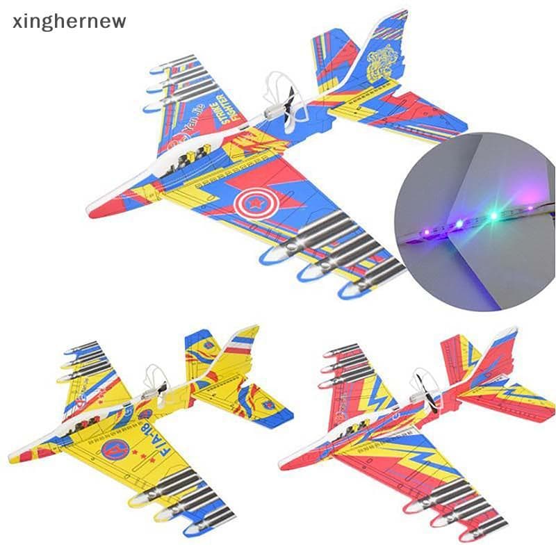 xinghernew Modelo De Avião Brinquedo Ao Ar Livre Aviões De Espuma Quente Capacitor Elétrico Lançamento Manual Jogando Pl