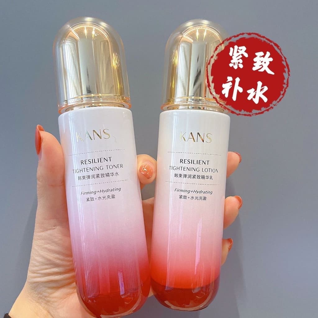 Pacote coreano elástico firmador essência água Toner hidratante Anti-rugas hidratante delicado macio pacote coreano