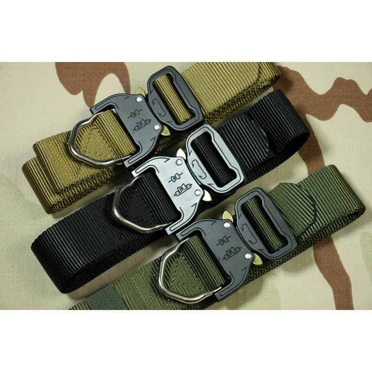 NÃO. 7 materiais Drape versão Cobra cinto ventilador militar uso tático cinto reverso rápido 3.8CM de largura um tamanho