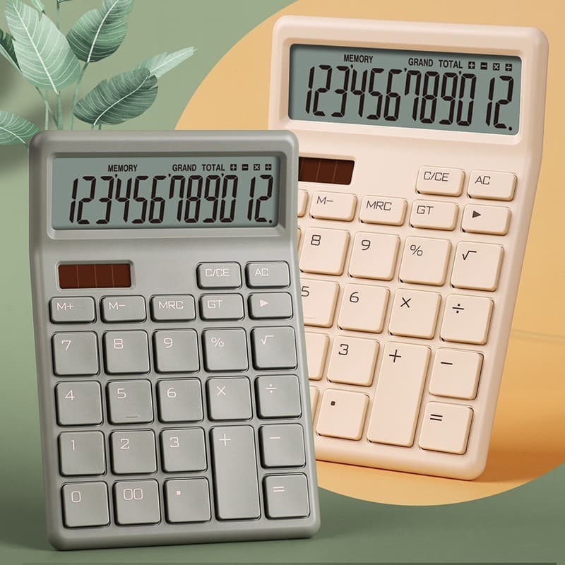 Calculadora de cubo de açúcar pequeno fofo de voz de alta qualidade Aluno Dedicado Escola primária Botão mecânico de qua
